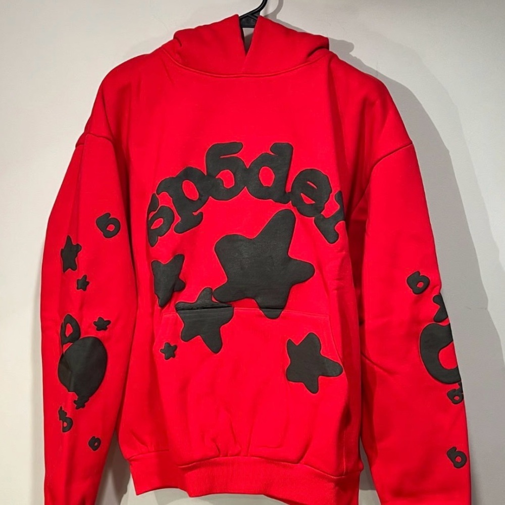 Red and Black spider hoodie